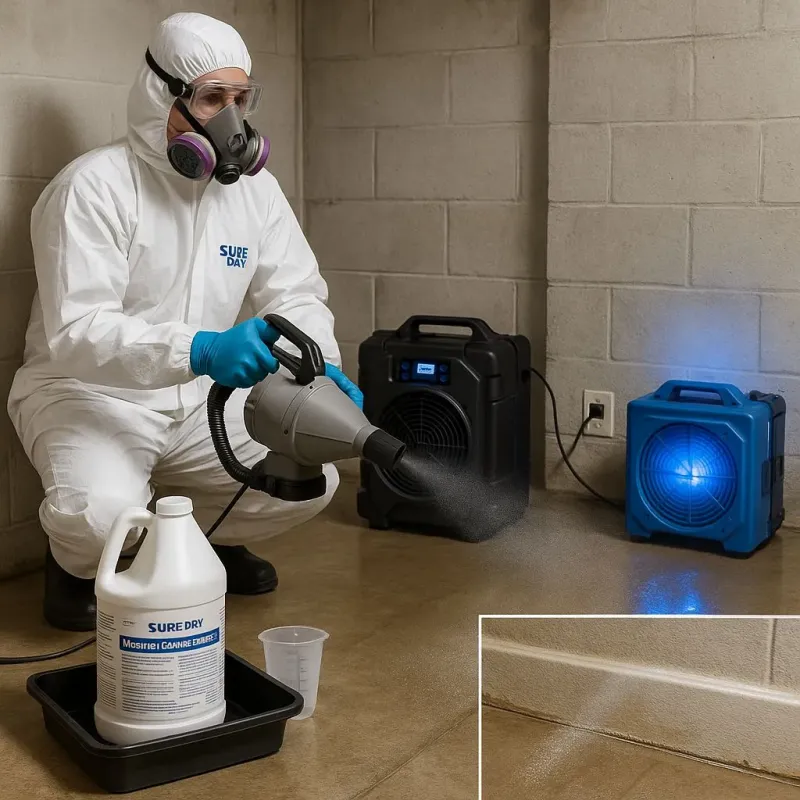 Sanitization and Odor Removal process in Hidden Valley Lake, CA